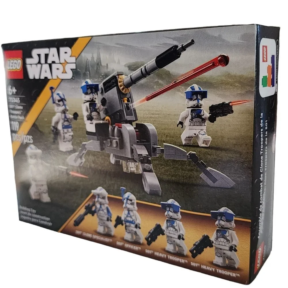 Lego 75345 Star Wars 501st Clone Troopers Battle Pack Building‎ Toy Set 119 pcs